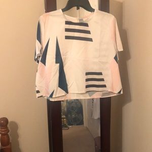 Crop top and short set